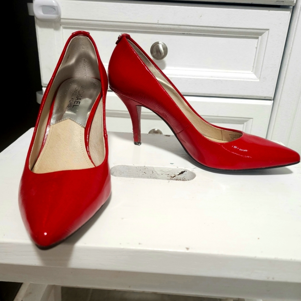 Michael Kors Cherry red heels